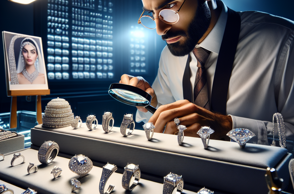 How do jewelers match diamond shapes across engagement and wedding rings?
