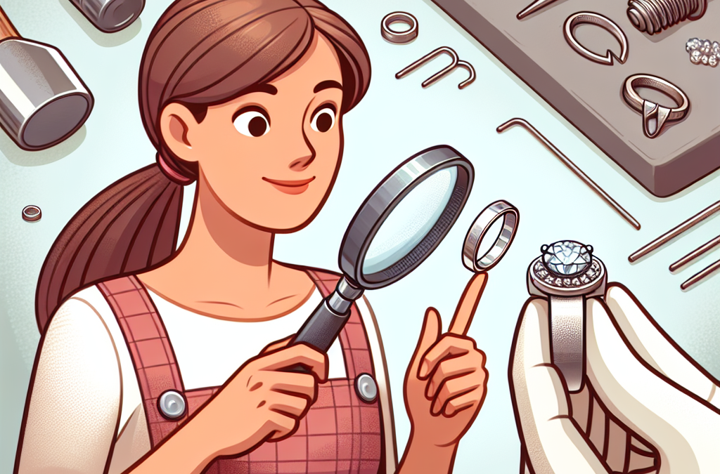 How do jewelers reinforce thin bands on engagement rings for long-term strength?