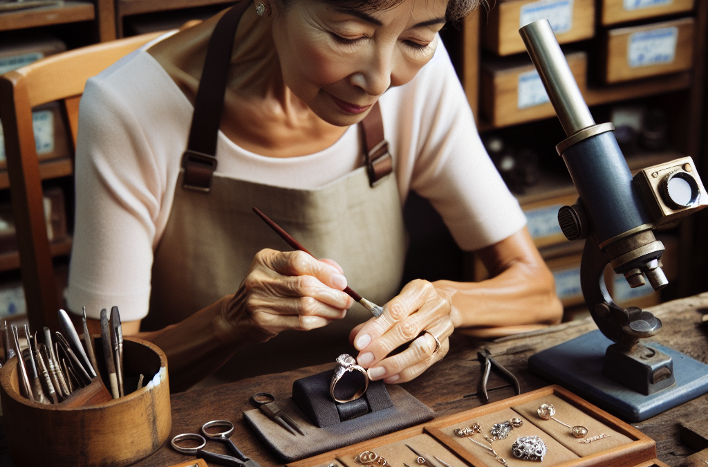 How do jewelers restore vintage engagement rings without altering originality?