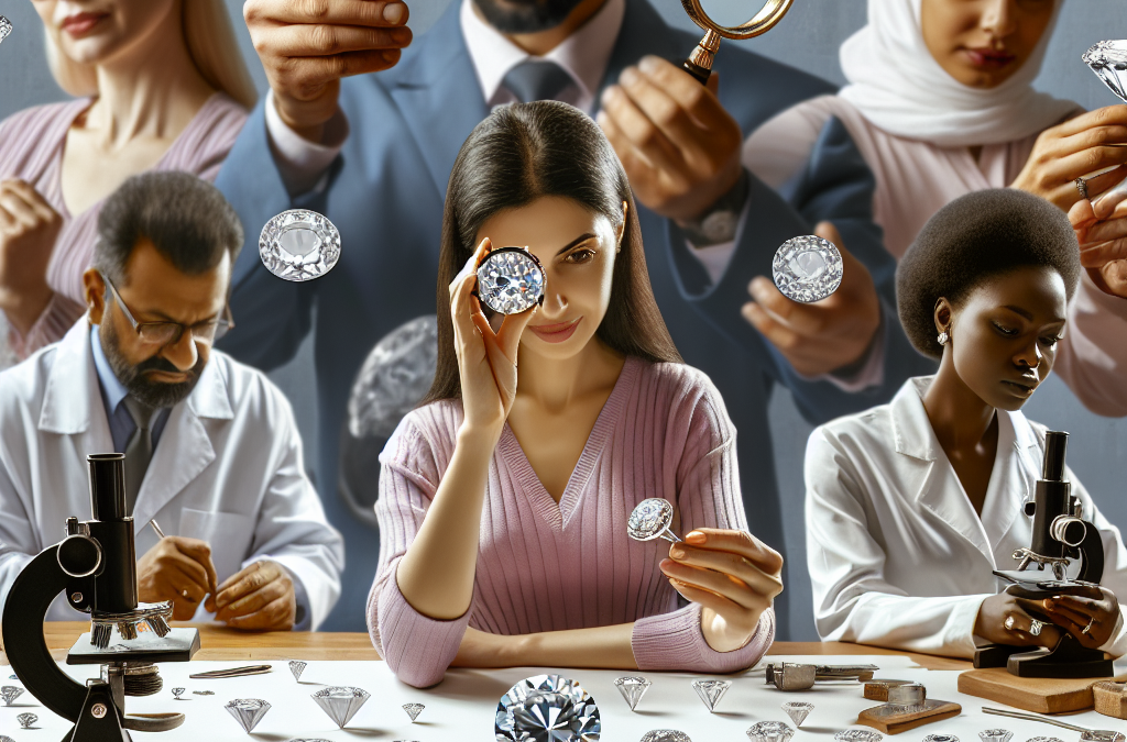 How do jewelers select the right prong setting for diamonds?