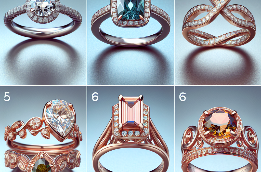 What are the most innovative styles in custom engagement rings?