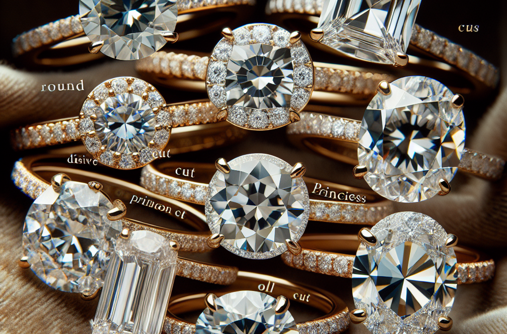 What are the most popular diamond cuts for engagement rings today?
