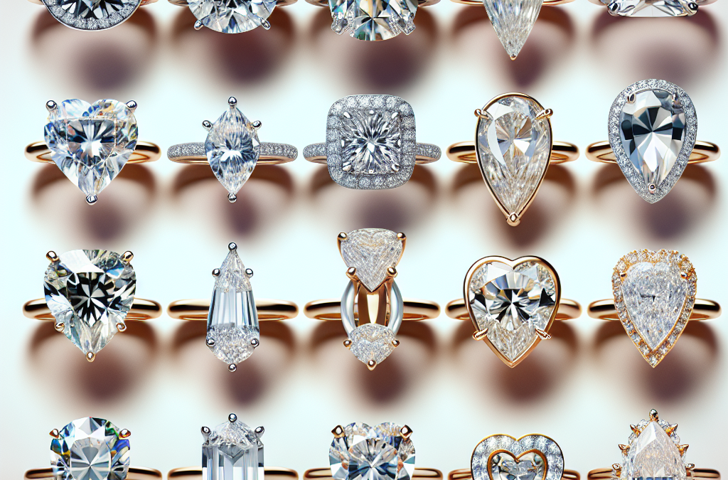 What are the most popular diamond shapes for engagement rings?