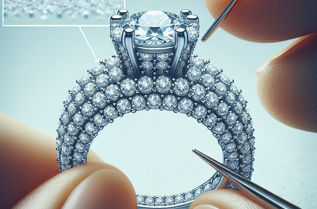 What details make pavé diamond rings stand out?