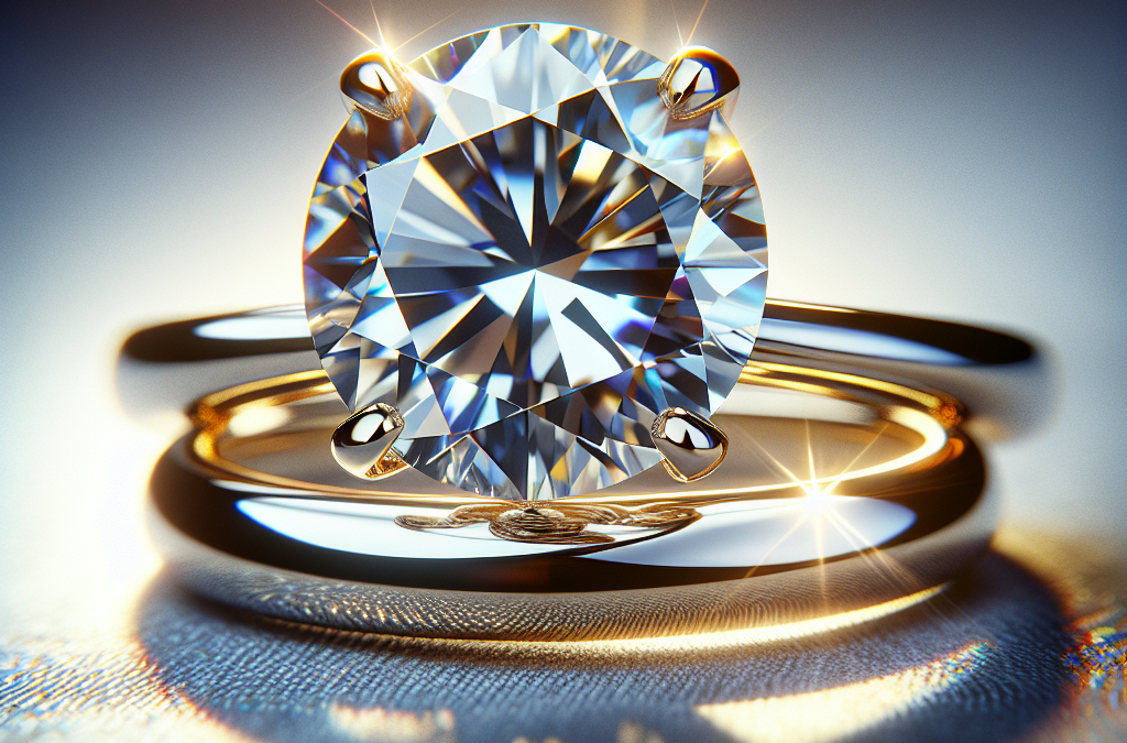 What makes a custom solitaire diamond ring stand out?