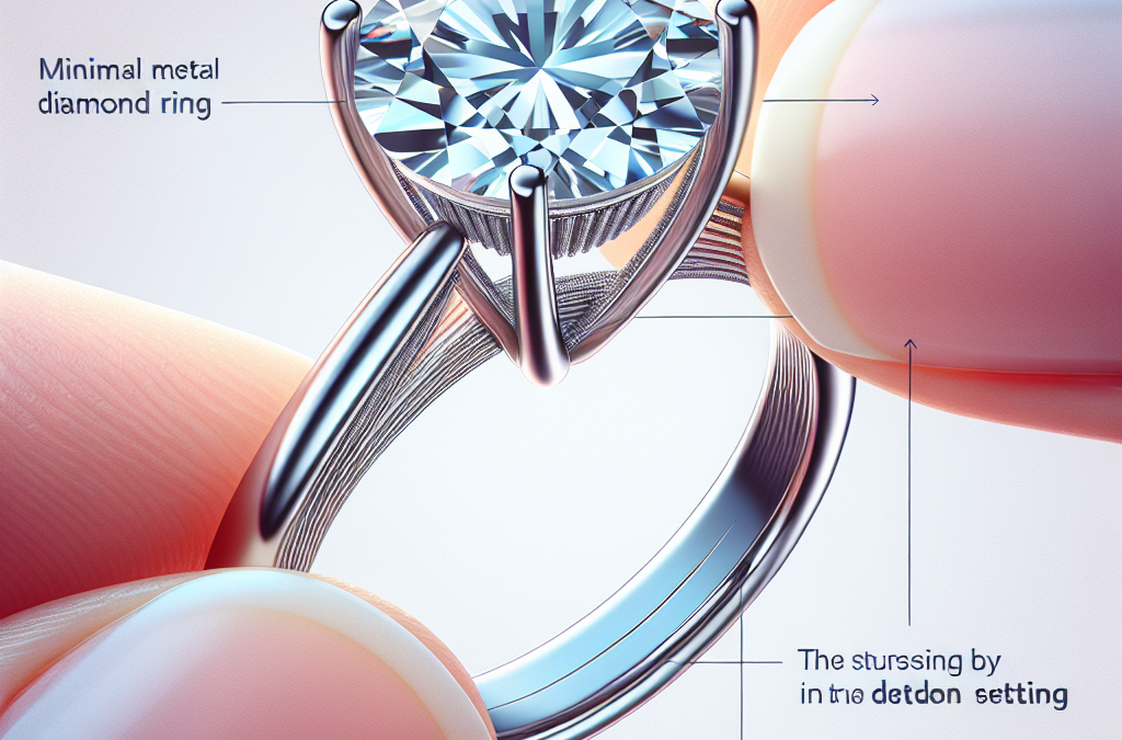 What makes tension settings unique in diamond engagement rings?