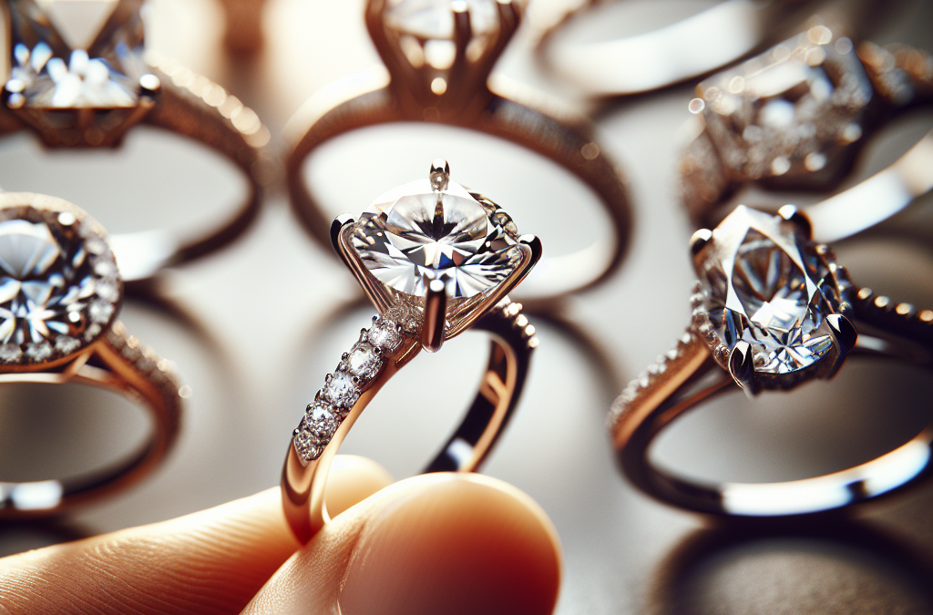 What settings work best for diamond engagement rings?