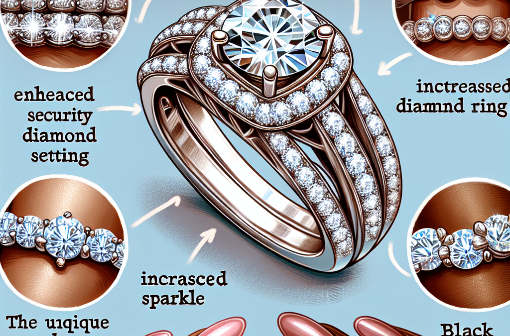 Why choose a double band for a diamond engagement ring?